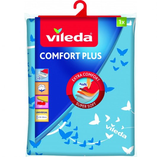 Vileda Confort Plus Funda de Planchar 3 Capas