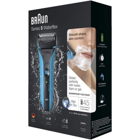 Braun Series Waterflex WF2s Afeitadora Eléctrica para Hombre
