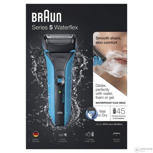 Braun Series Waterflex WF2s Afeitadora Eléctrica para Hombre
