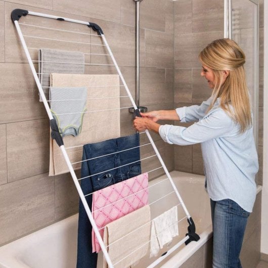 Vileda Acrobath Tendedero de Acero para Bañera