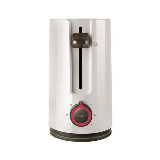 Torradeira Taurus My Toast 1 Ranhura Comprida e Larga 1000 W 7 Níveis Gaveta Recolhe-migalhas Branca