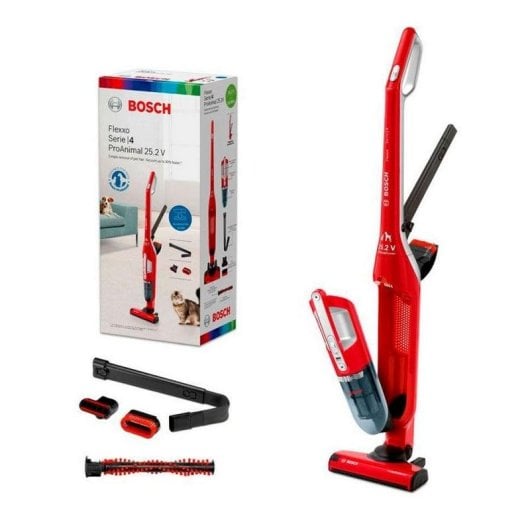 Bosch Zoo'o ProAnimal Aspirador Sin Cable 2 en 1 Rojo