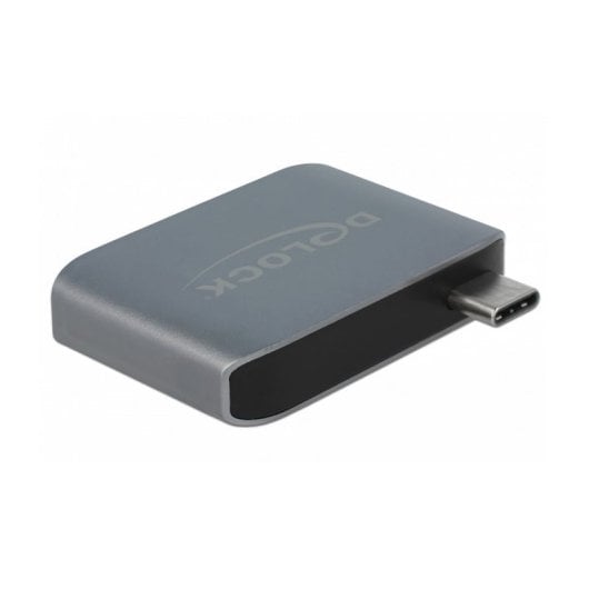 Delock 63965 Adaptador de Audio USB Tipo-C Macho a Jack 3,5 mm Hembra + USB 3.0 A Hembra