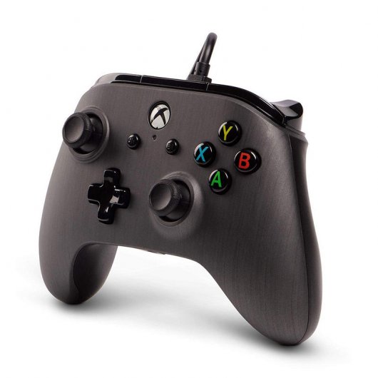 Power A Mando Gunmetal Cepillado con Cable para Xbox One