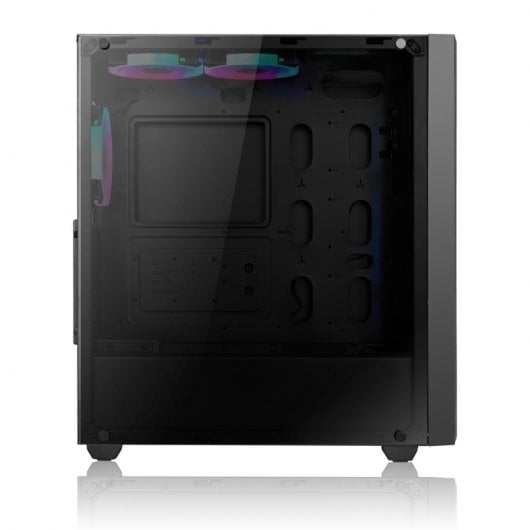 L-Link Kiro RGB ATX Cristal Templado USB 3.0 Negra