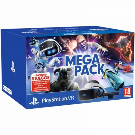 Megapack Sony VR Óculos Realidade Virtual + PS4 Câmara V2 + Bravo Team
