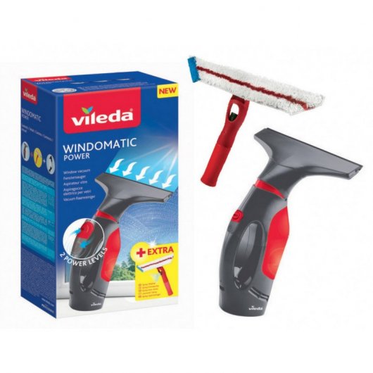 Vileda Windomatic Power Set de Aspirador de Vidros + Spray