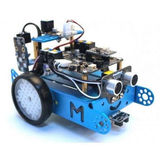 Makeblock mBot V1.1 Bluetooth Azul + Pack Extensión Servo