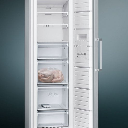 Siemens iQ300 GS36NVI3P Congelador Vertical No Frost A++ Acero Inoxidable