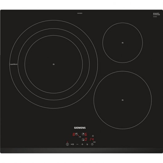 Siemens iQ300 EH631BDB1E Placa de Inducción 3 Zonas 60cm Negro