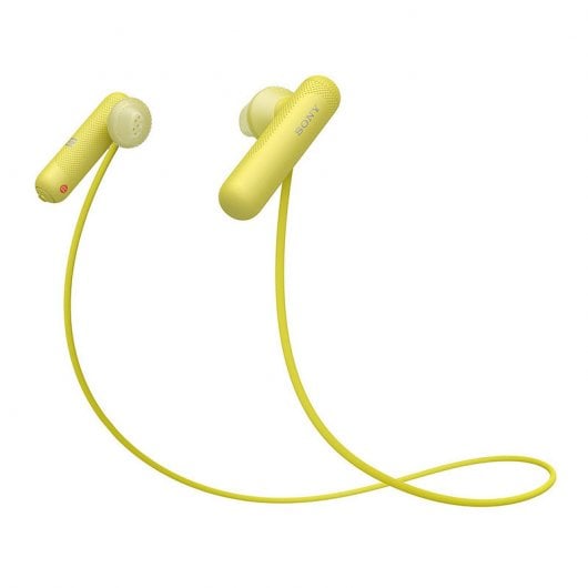 Cuffie sportive Bluetooth Sony WI-SP500 gialle