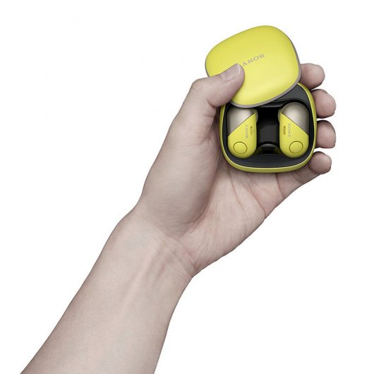 Sony WF-SP700N Auriculares Bluetooth Deportivos Amarillo