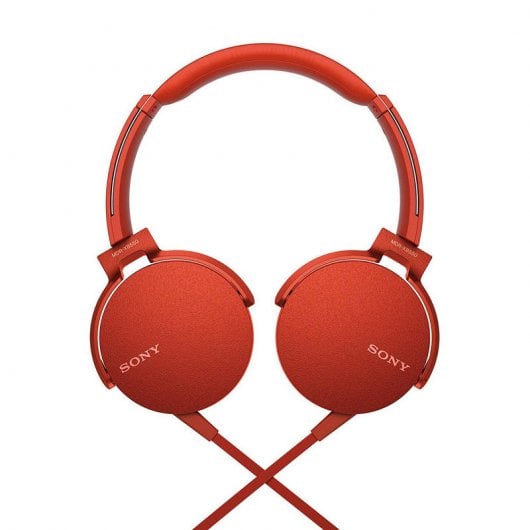 Sony MDR-XB550AP Extra Bass Auriculares Rojos