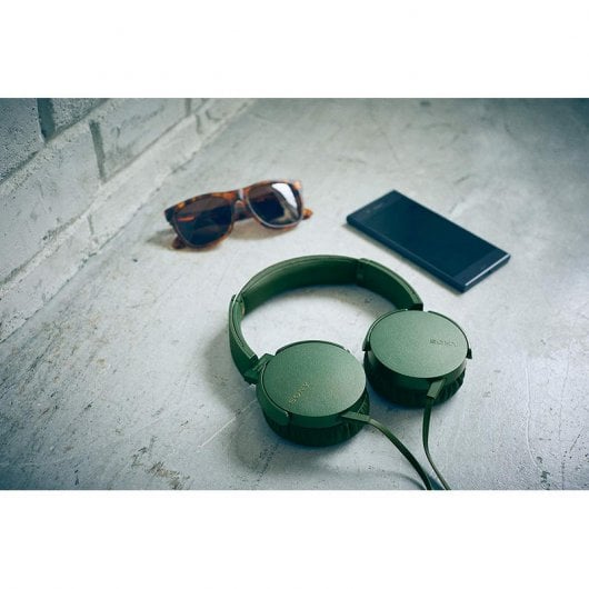 Sony MDR-XB550AP Extra Bass Auriculares Verde