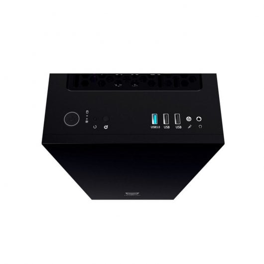 Nfortec Caronte Pro Cristal Templado USB 3.0 RGB Negro