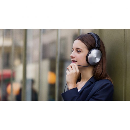 Pioneer SE-MS5T Auscultadores com Microfone Prateados