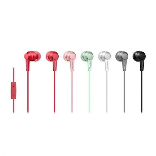 Pioneer SE-C3T Auriculares con Micrófono Rojo