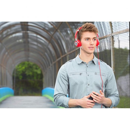 Motorola Pulse 2 Auriculares con Micrófono Rojo