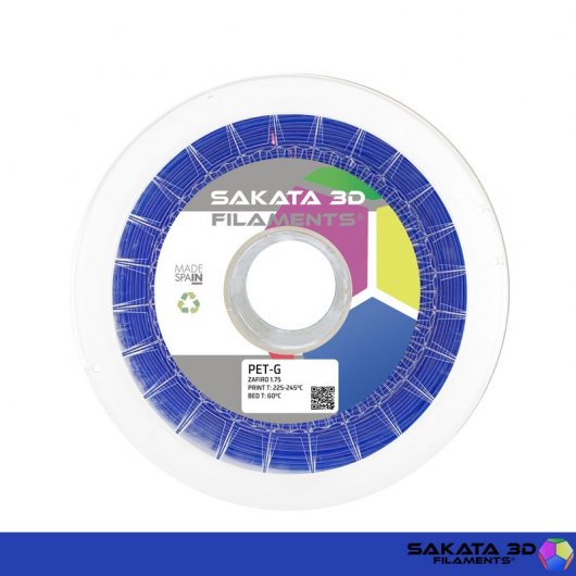 Sakata 3D Bobina de Filamento PETG 1.75 mm Zafiro 1Kg