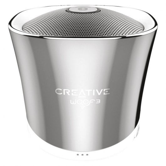 Creative Woof3 Altavoz Bluetooth Plata