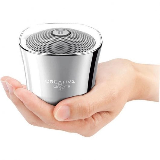 Creative Woof3 Altavoz Bluetooth Plata