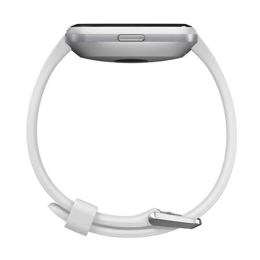 Fitbit Versa Lite Bluetooth 34mm LCD Weiß/Silber S/L Wasserdicht 50m SpO2 Pulsmesser