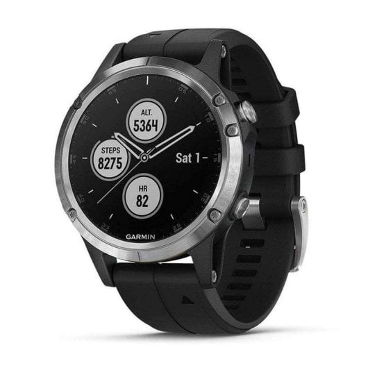 Garmin Fénix 5 Plus Smartwatch Negro/Plata