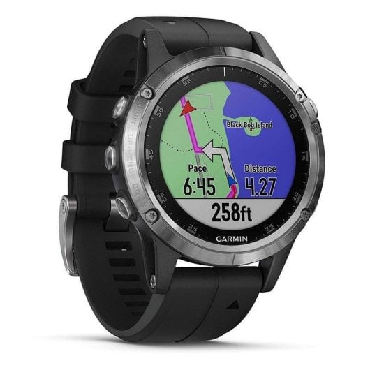 Garmin Fénix 5 Plus Smartwatch Negro/Plata