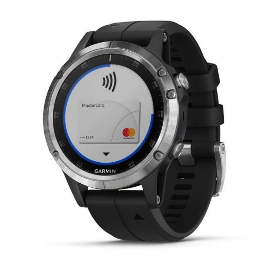 Garmin Fénix 5 Plus Smartwatch Negro/Plata