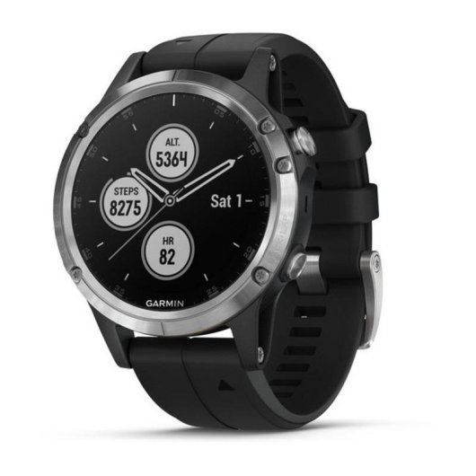Garmin Fénix 5 Plus Smartwatch Negro/Plata