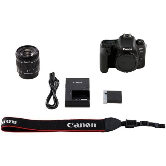 Canon EOS 77D 24.2MP WiFi + EF-S 18-55mm F4-5.6 IS STM