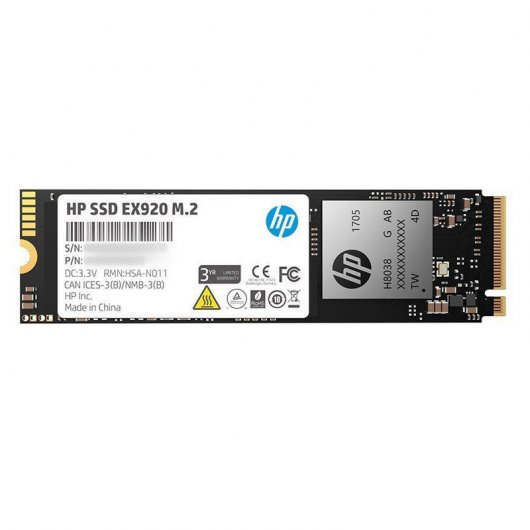 HP EX920 256GB SSD NVMe M2