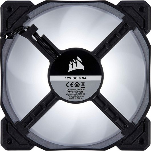 Corsair Air Series AF120 Pack 3 Ventiladores 120mm LED Blanco