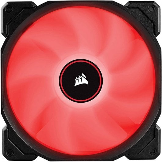 Corsair Air Series AF140 Pack 2 Ventiladores 140mm LED Rojo