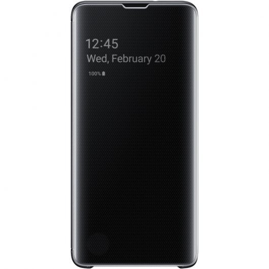 Samsung Clear View Cover Negra para Samsung Galaxy S10