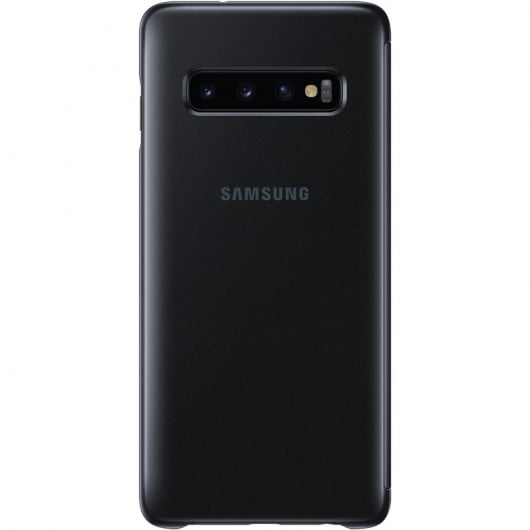 Samsung Clear View Cover Negra para Samsung Galaxy S10