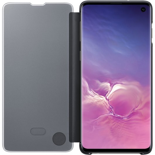 Samsung Clear View Cover Negra para Samsung Galaxy S10