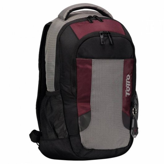 Totto Kripton Mochila para Portátil hasta 14" Granate/Negro