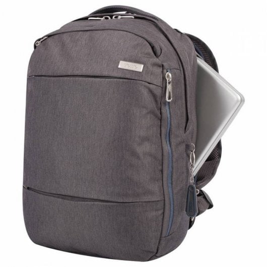 Totto Colbert Rucksack für Laptops bis zu 14 Zoll, Grau/Blau