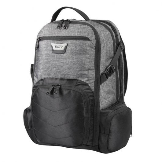 Zaino Totto Ibrido Porta PC 15,4" Grigio/Nero