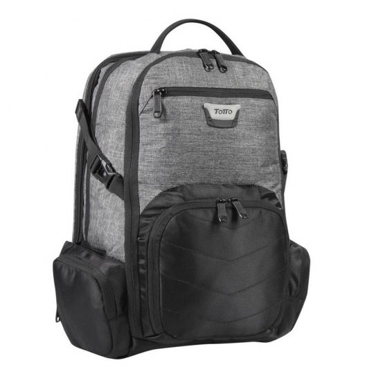 Zaino Totto Ibrido Porta PC 15,4" Grigio/Nero