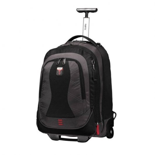 Totto Hulu Mochila con Ruedas para Portátil hasta 15" Gris/Negro