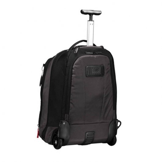 Totto Hulu Mochila con Ruedas para Portátil hasta 15" Gris/Negro