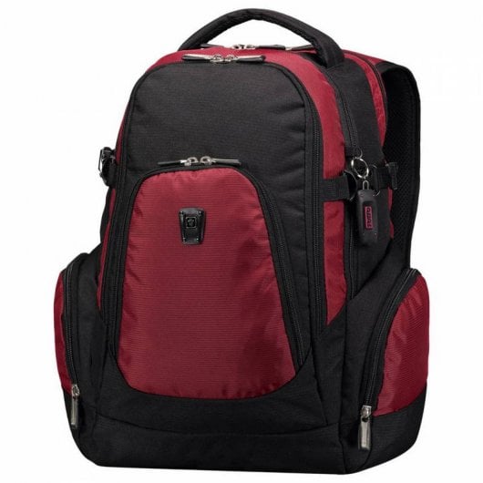 Totto Plino Mochila para Portátil hasta 15" Negro/Rojo