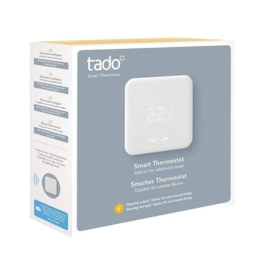 Thermostat Intelligent Tado Thermostat Supplémentaire Sans fil pour Chauffage