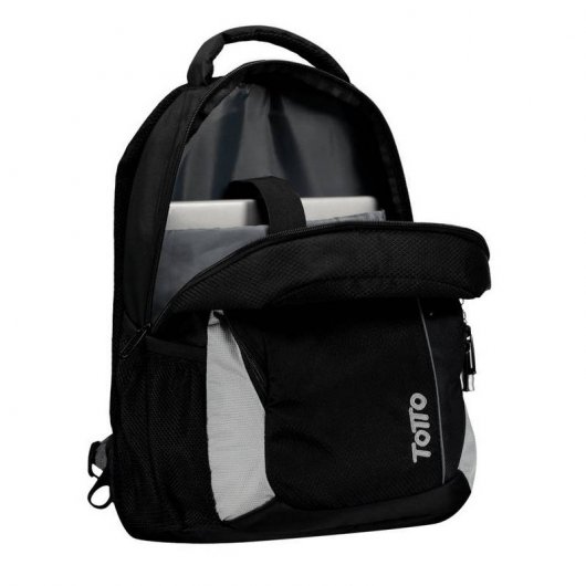 Totto Argon Mochila para Portátil hasta 14" Negro/Gris