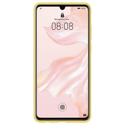 Huawei Funda Silicona Amarilla para Huawei P30