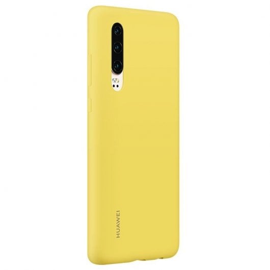 Huawei Funda Silicona Amarilla para Huawei P30