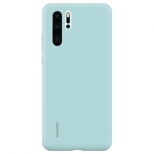 Huawei Funda Silicona Azul Claro para Huawei P30 Pro