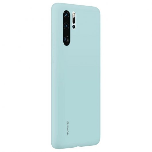 Huawei Funda Silicona Azul Claro para Huawei P30 Pro